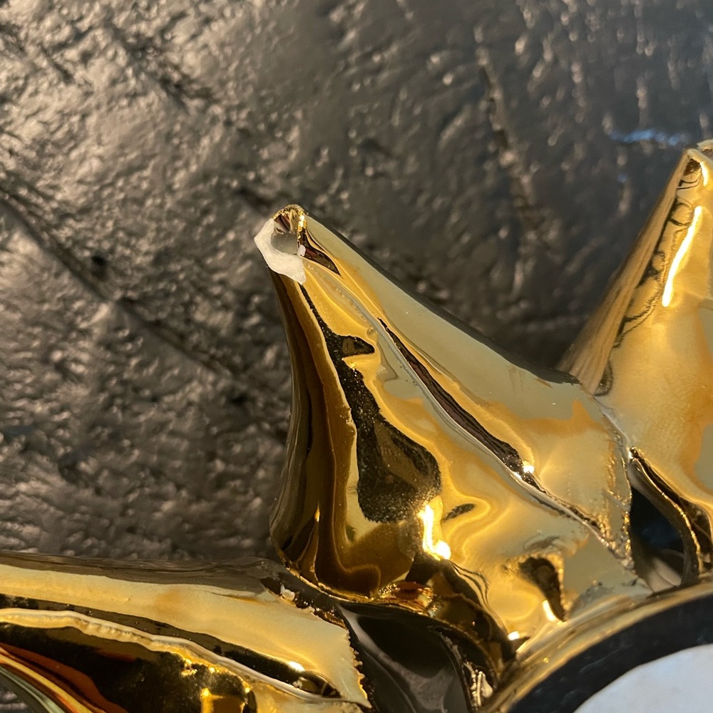 Emily + Meritt Gold Bow Tea Light - Picture 5 of 6